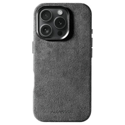 iphone alcantara case - Nardo Gray