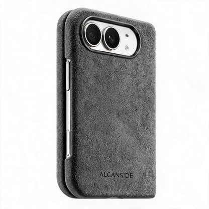 iPhone Duo - Alcantara Case - Nardo Gray