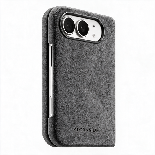 iPhone Duo - Alcantara Case - Nardo Gray
