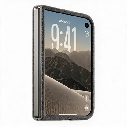 iPhone Duo - Alcantara Case - Nardo Gray