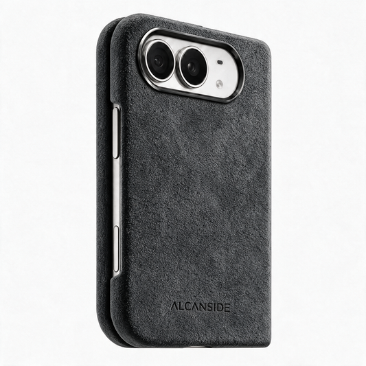 iPhone Duo - Alcantara Case - Space Grey