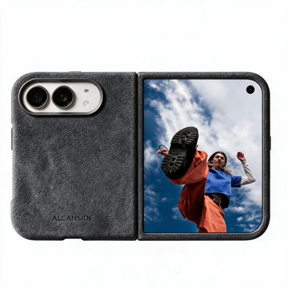 iPhone Duo - Alcantara Case - Space Grey