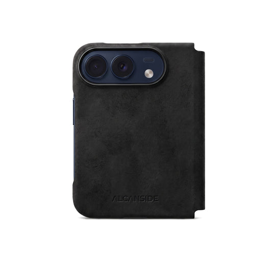 iPhone Duo - Alcantara Folio - Deep Black