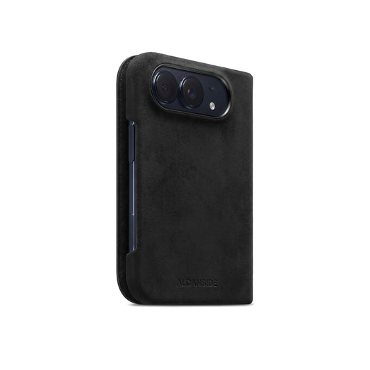 iPhone Duo - Alcantara Folio - Deep Black