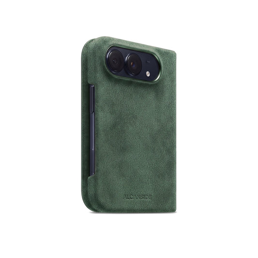 iPhone Duo - Alcantara Folio - Midnight Green
