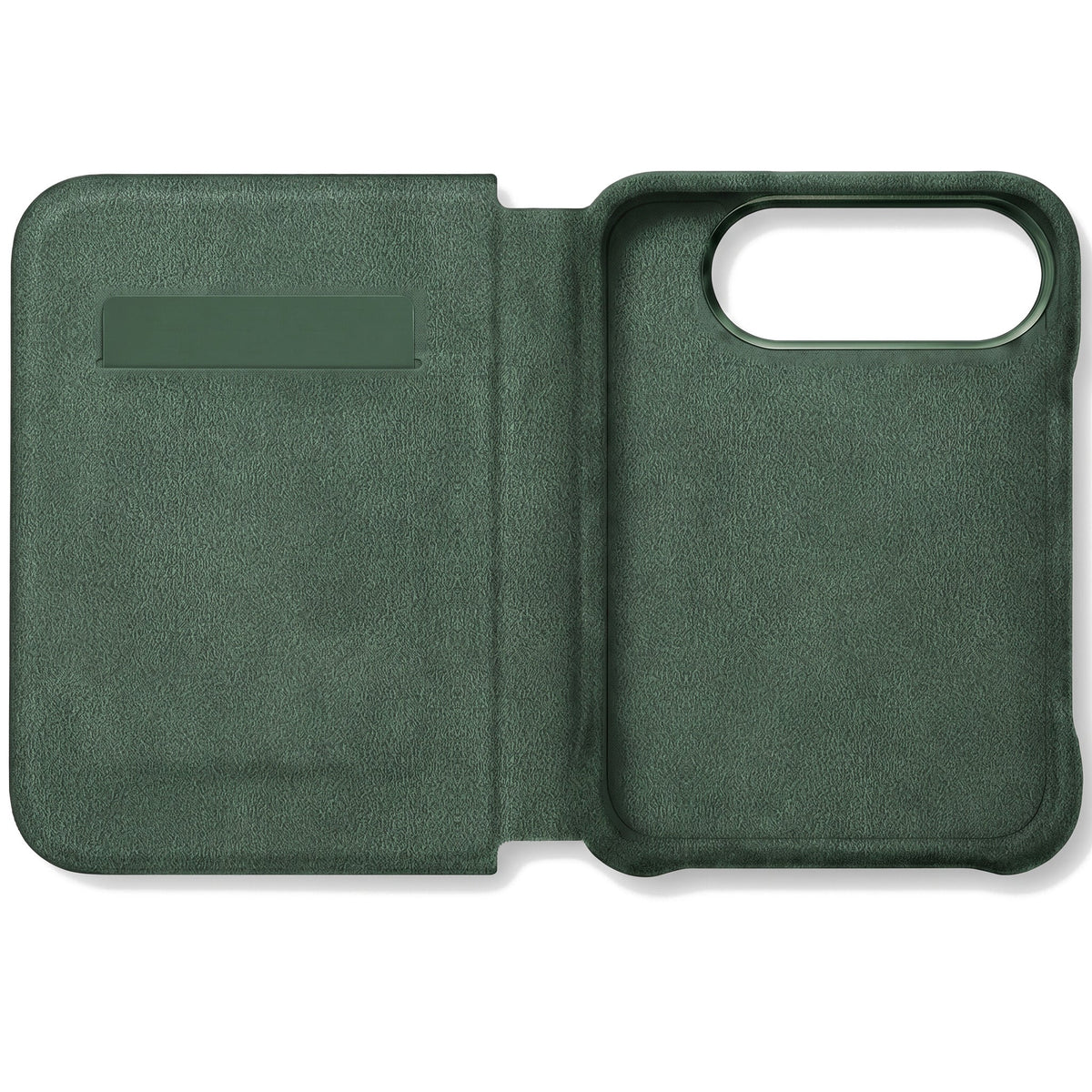 iPhone Duo - Alcantara Folio - Midnight Green