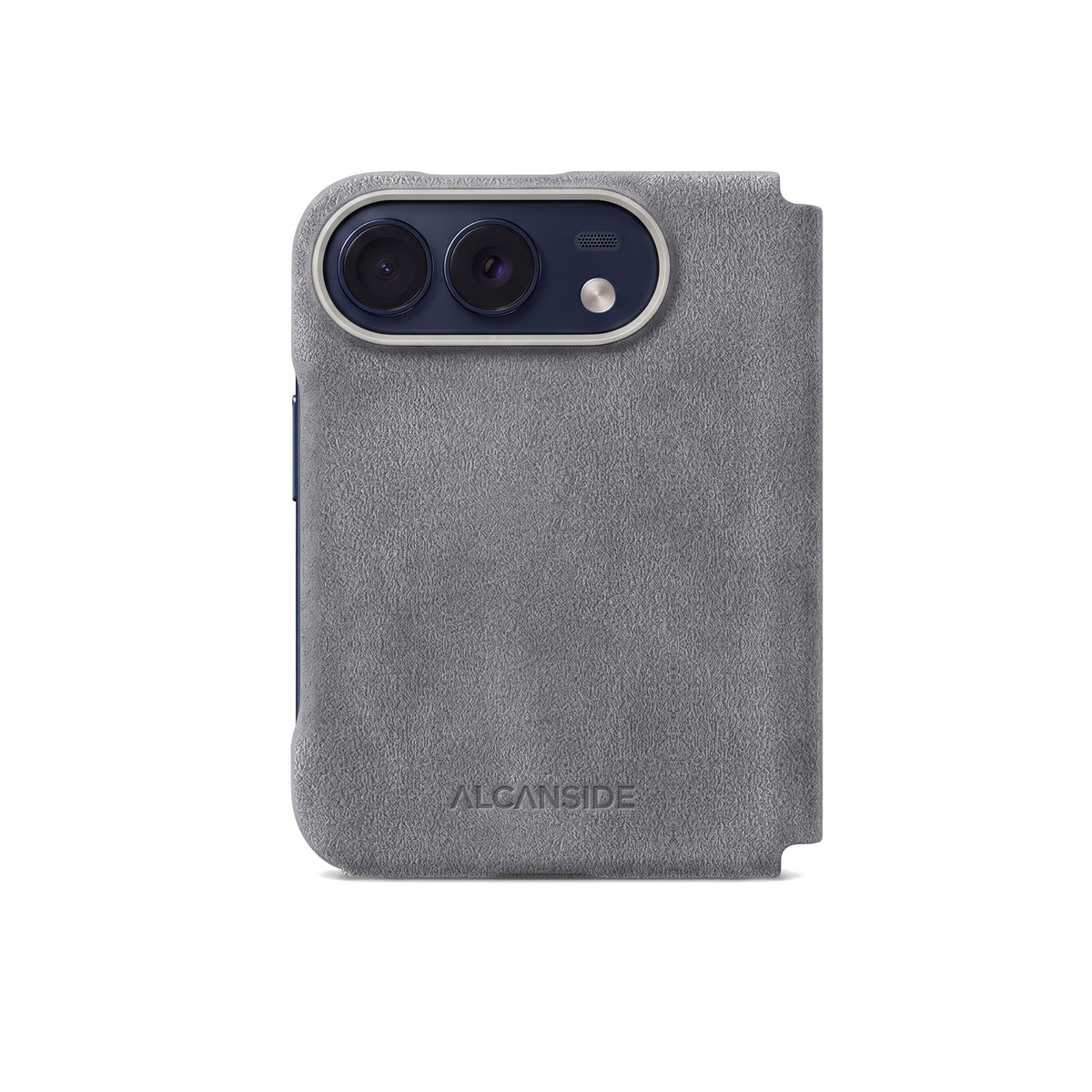 iPhone Duo - Alcantara Folio - Nardo Gray