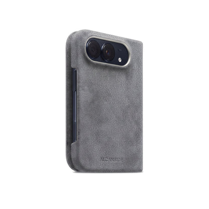 iPhone Duo - Alcantara Folio - Nardo Gray