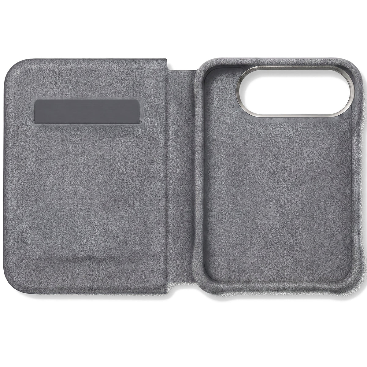 iPhone Duo - Alcantara Folio - Nardo Gray