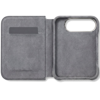 iPhone Duo - Alcantara Folio - Nardo Gray