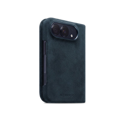 iPhone Duo - Alcantara Folio - Navy Blue