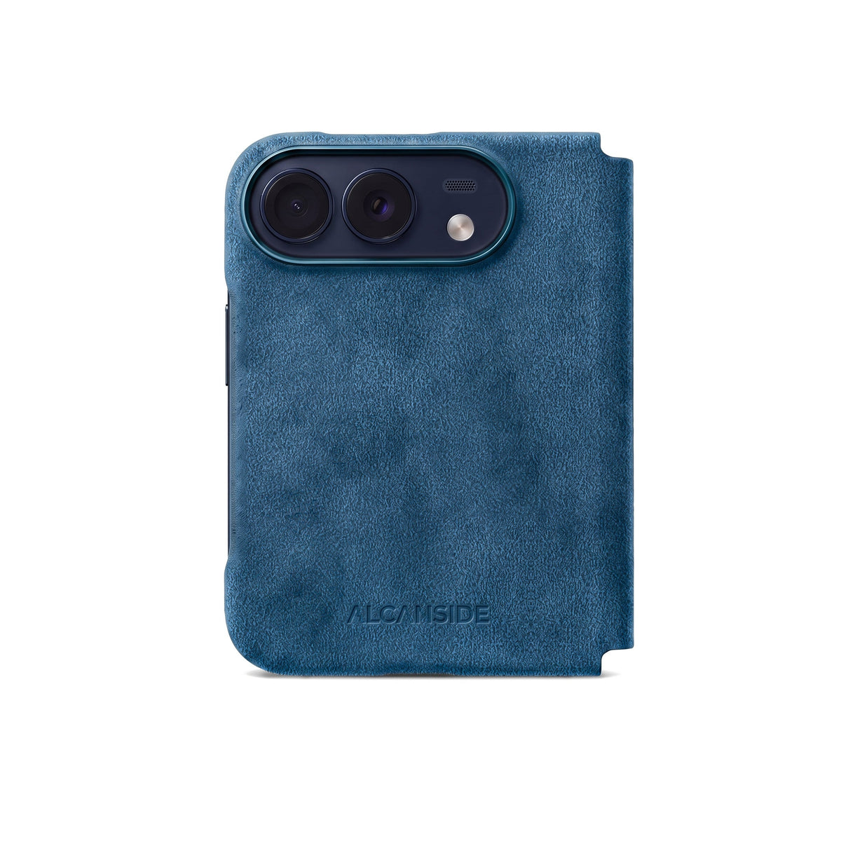 iPhone Duo - Alcantara Folio - Ocean Blue