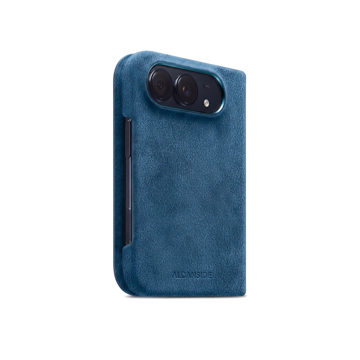 iPhone Duo - Alcantara Folio - Ocean Blue