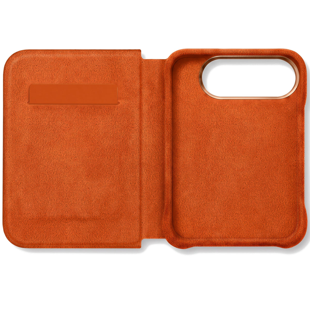 iPhone Duo - Alcantara Folio - Orange