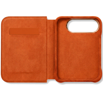 iPhone Duo - Alcantara Folio - Orange