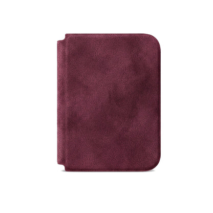 iPhone Duo - Alcantara Folio - Wine Red