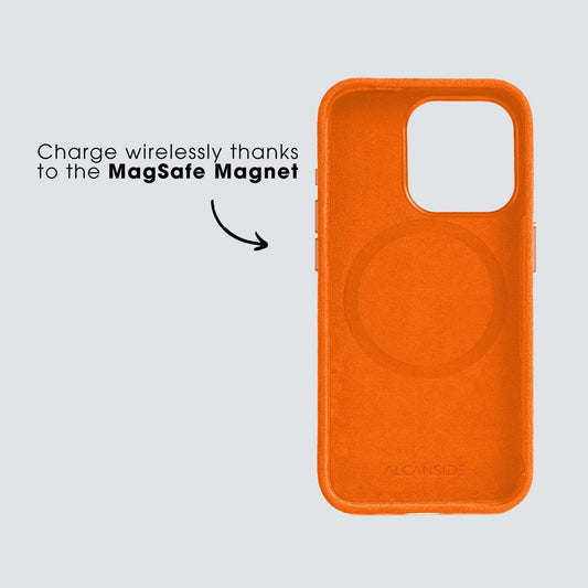Limited Edition - iPhone 13 Pro Max - Alcantara Case - Orange