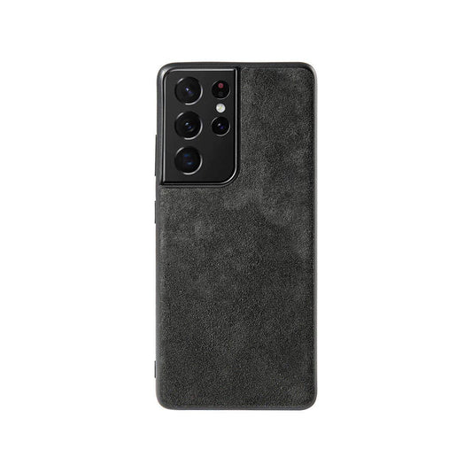 Samsung Galaxy S21 Ultra - Alcantara Back Cover - Space Grey