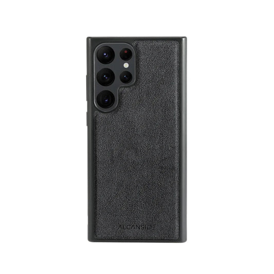 Samsung Galaxy S22 Ultra - Alcantara Back Cover - Space Grey