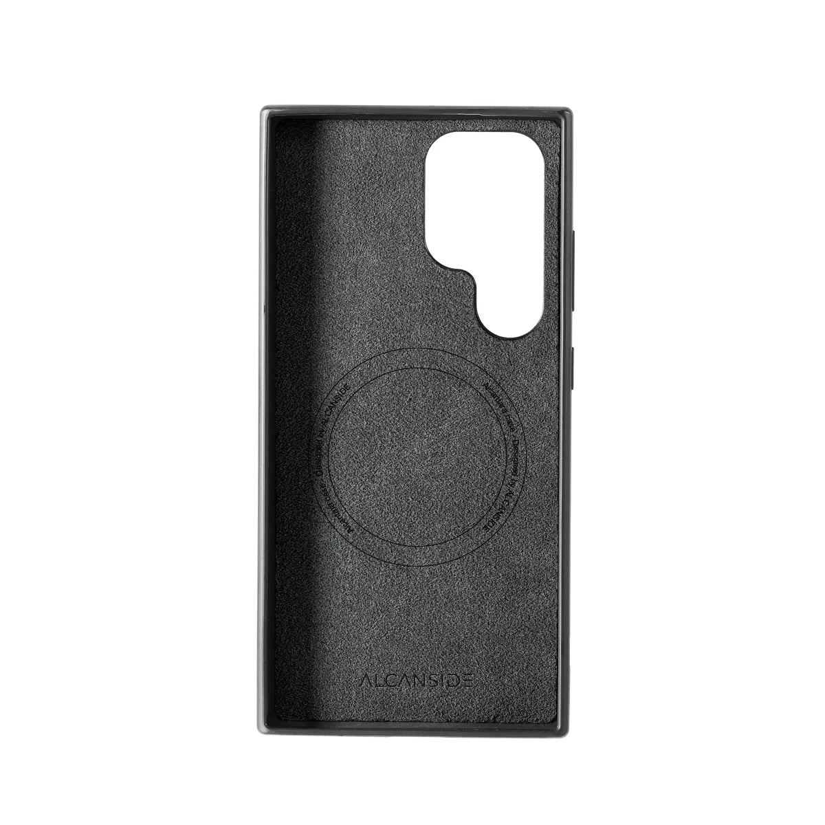 Samsung Galaxy S24 Ultra - Alcantara Back Cover - Space Grey