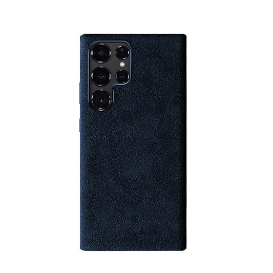 Samsung Galaxy S24 Ultra - Alcantara Case - Navy Blue