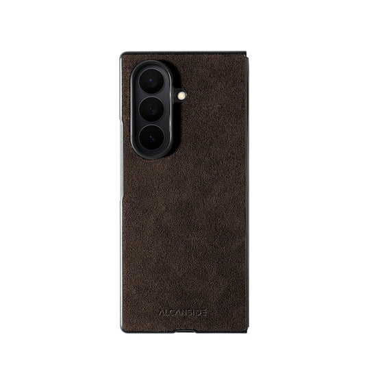 Samsung Galaxy Z Fold 7 - Alcantara Case - Chocolate Brown