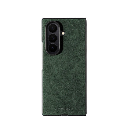 Samsung Galaxy Z Fold 7 - Alcantara Case - Midnight Green
