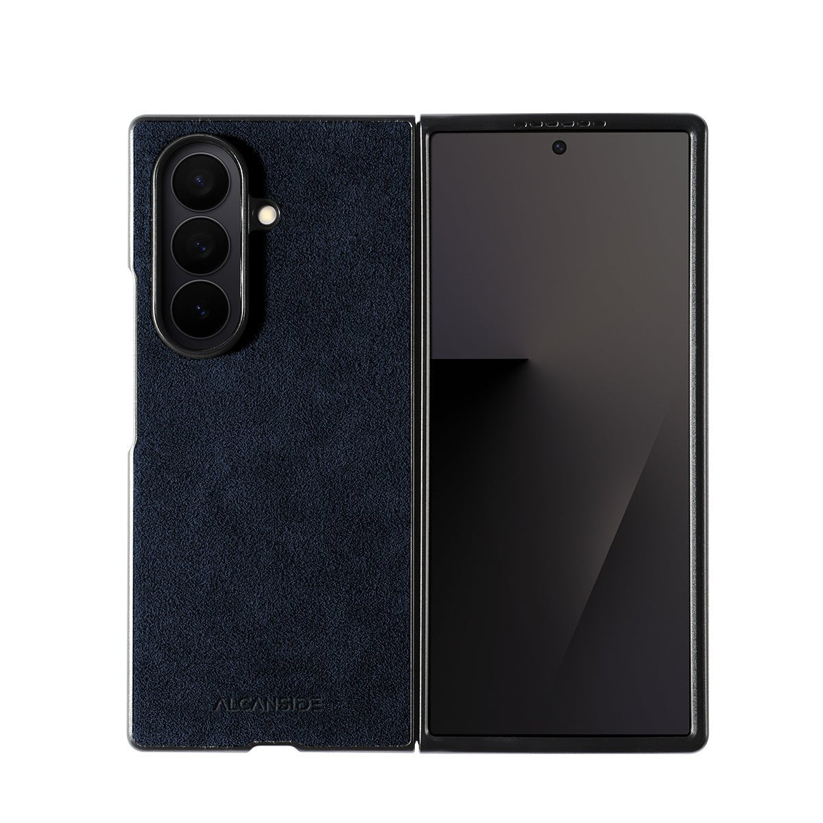 Samsung Galaxy Z Fold 7 - Alcantara Case - Navy Blue