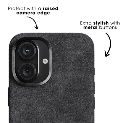 iphone alcantara case - Space Grey